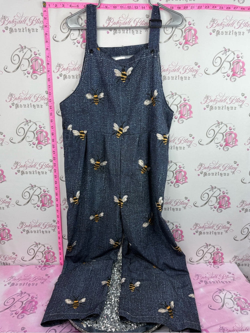 Jumpsuit one piece bees 🐝 Bee Denim look Overalls Jumpsuit